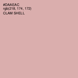 #DAAEAC - Clam Shell Color Image